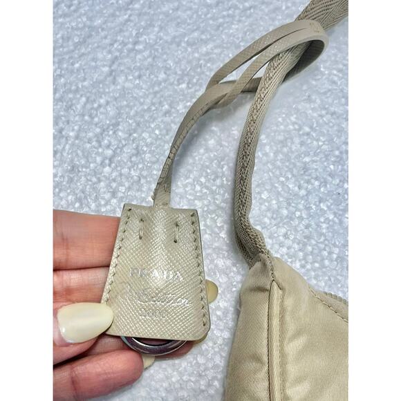 Prada  Re-Nylon Saffiano Mini Re-Edition 2000 Bag Deserto - Picture 7 of 15